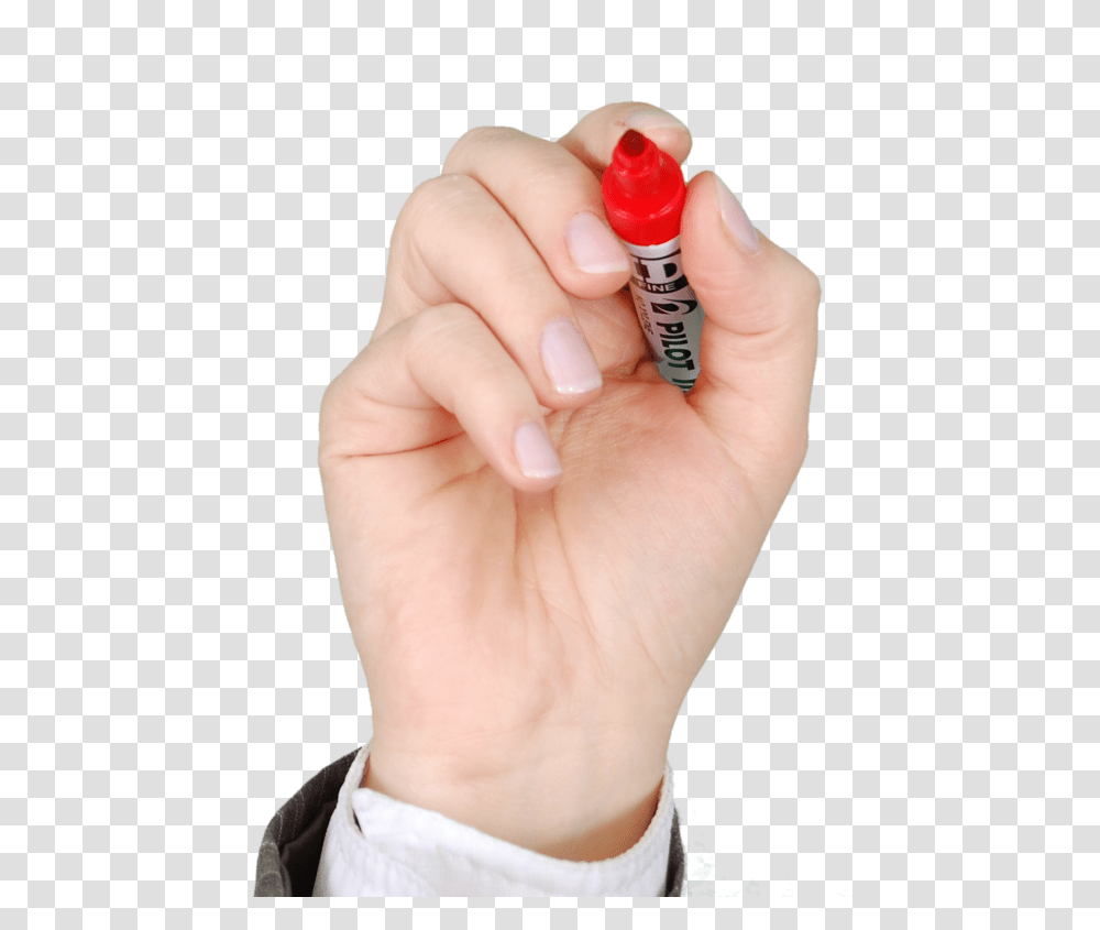 Hand With Marker Image, Person, Human, Medication, Pill Transparent Png