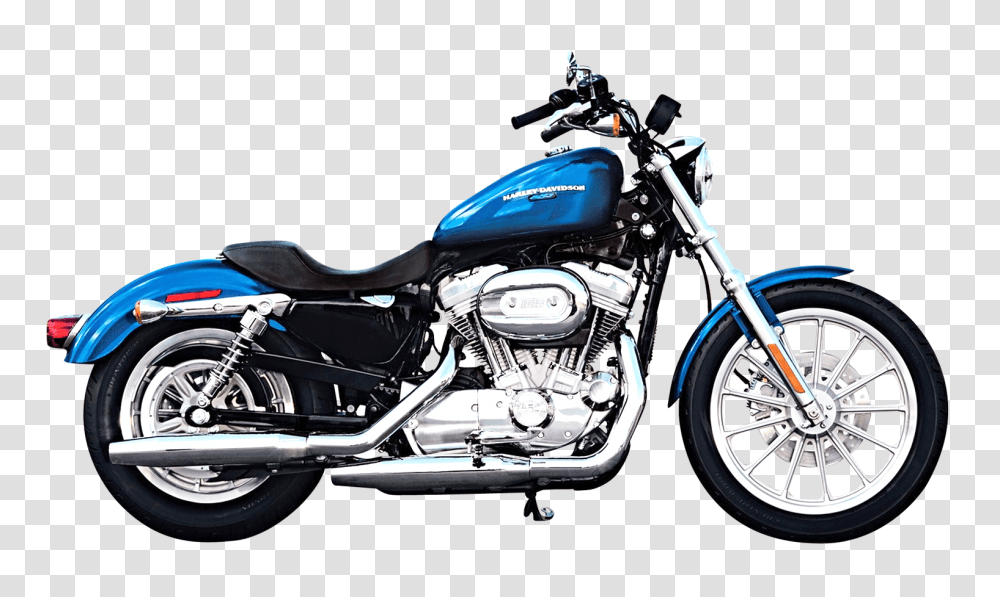 Harley Davidson Blue Motorcycle Bike Image, Transport, Vehicle, Transportation, Wheel Transparent Png