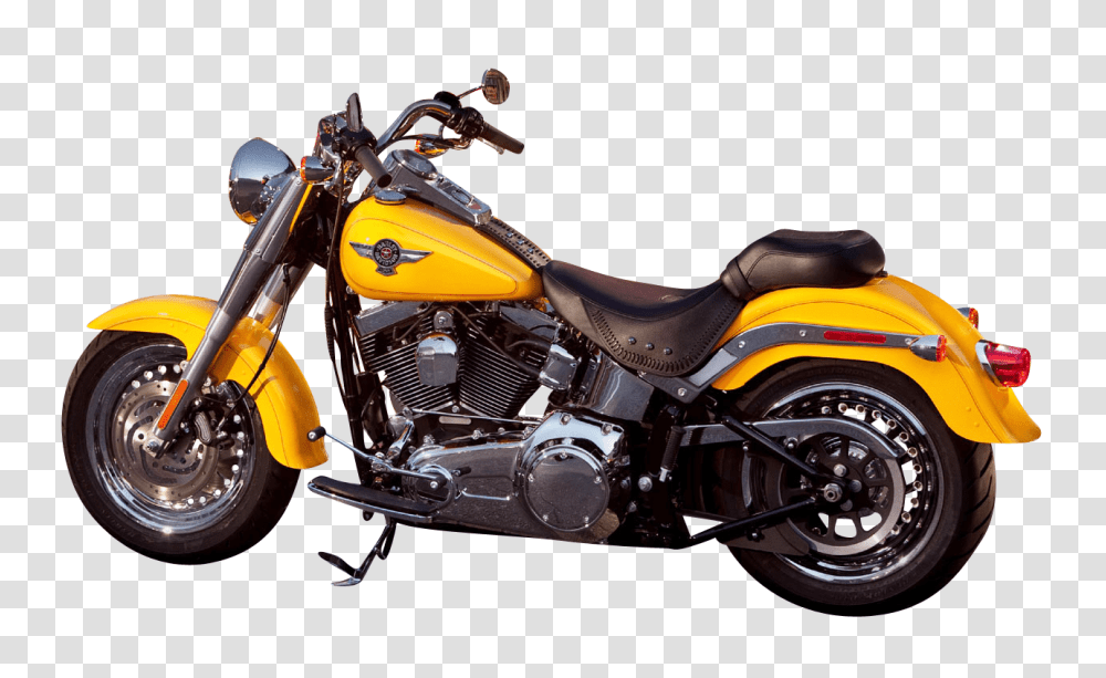 Harley Davidson Yellow Motorcycle Bike Image, Transport, Vehicle, Transportation, Machine Transparent Png