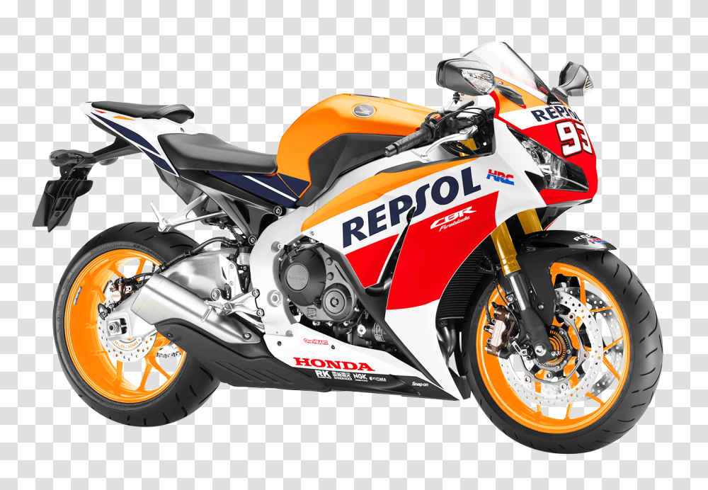 Honda Repsol CBR1000RR Motorcycle Bike Image, Transport, Machine, Wheel, Vehicle Transparent Png