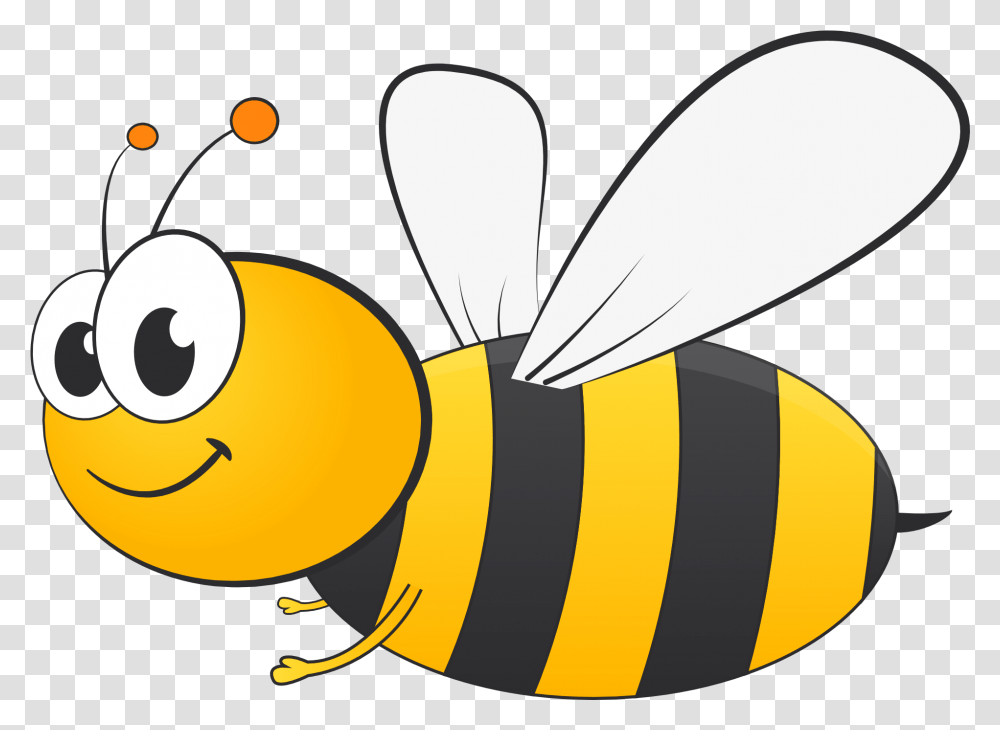 Honey Bee Vector Image Clipart Clip Art Cartoon Bee, Insect, Invertebrate, Animal Transparent Png