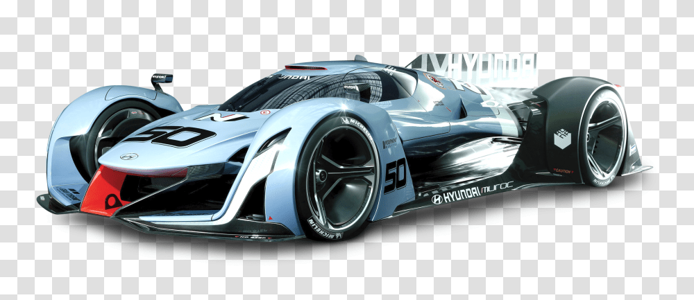 Hyundai N 2025 Vision Sports Car Blue Image, Vehicle, Transportation, Automobile, Tire Transparent Png