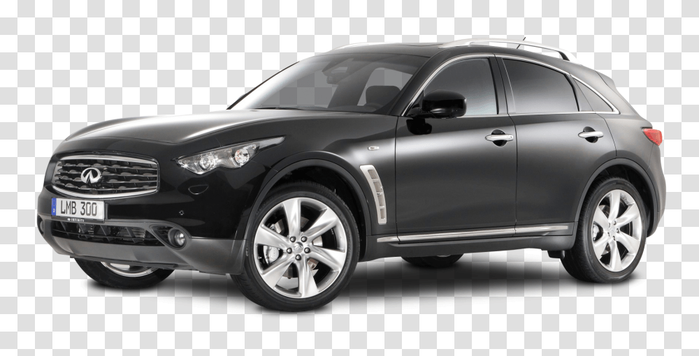 Infiniti FX30d S Black Car Image, Vehicle, Transportation, Automobile, Tire Transparent Png