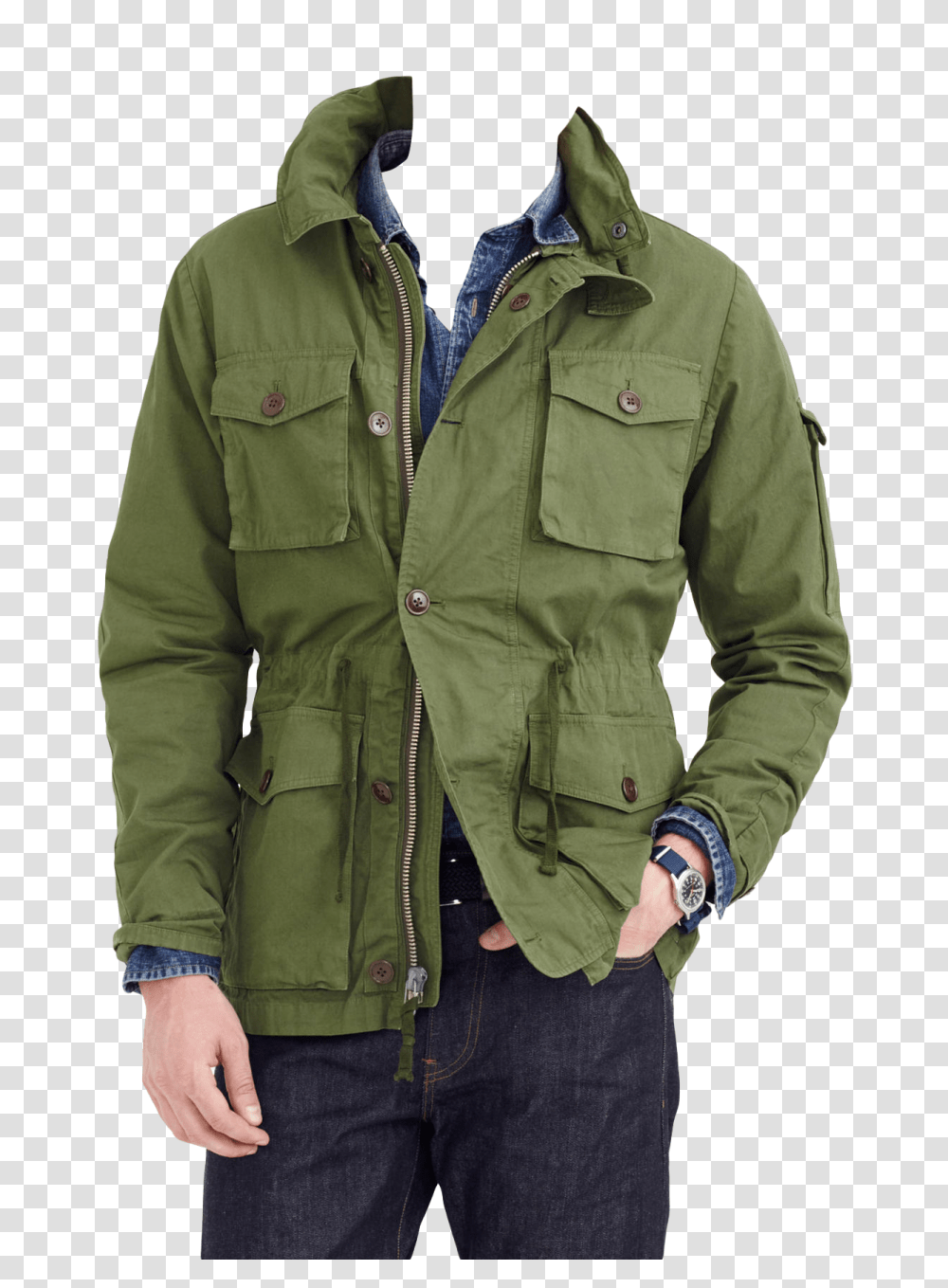 Jacket Image, Apparel, Coat, Khaki Transparent Png