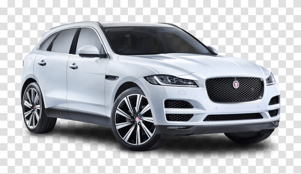 Jaguar F PACE White Car Image, Sedan, Vehicle, Transportation, Automobile Transparent Png