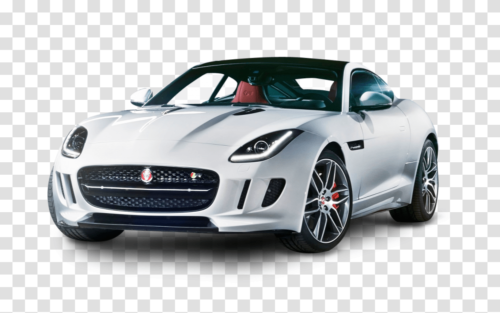 Jaguar F TYPE White Car Image, Vehicle, Transportation, Automobile, Sports Car Transparent Png