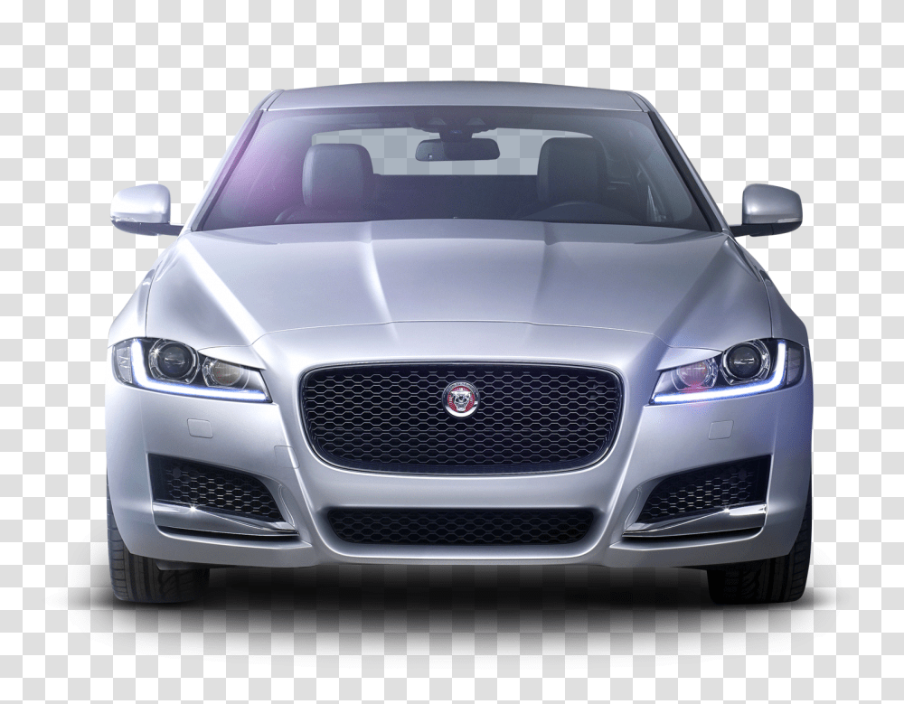 Jaguar XF Prestige Silver Car Front Image, Vehicle, Transportation, Automobile, Light Transparent Png