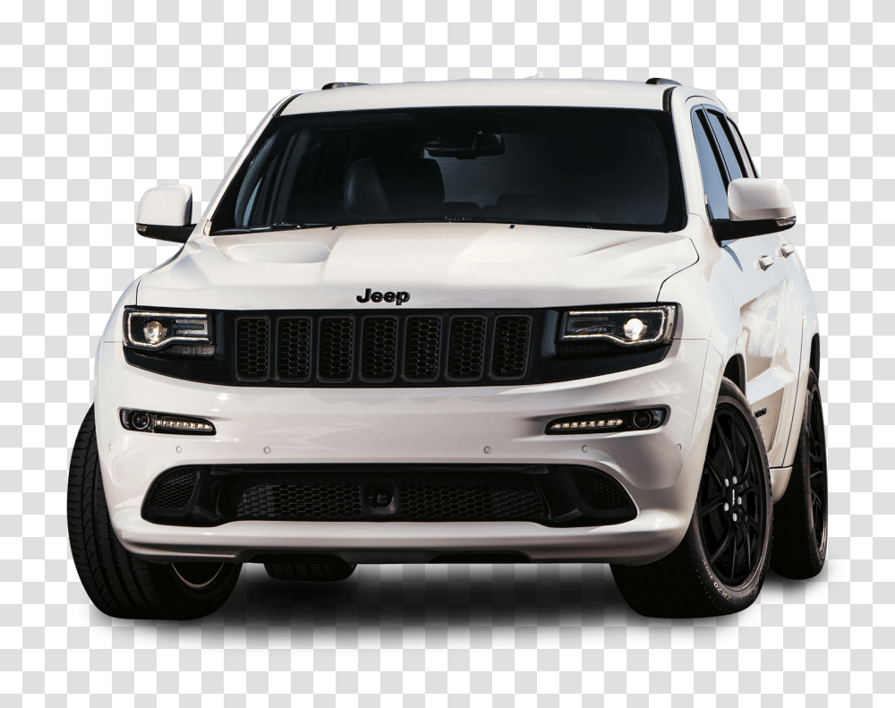 Jeep Grand Cherokee SRT White Car Image, Vehicle, Transportation, Automobile, Suv Transparent Png