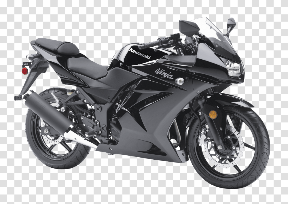 Kawasaki Ninja Black Motorcycle Bike Image, Transport, Vehicle, Transportation, Machine Transparent Png