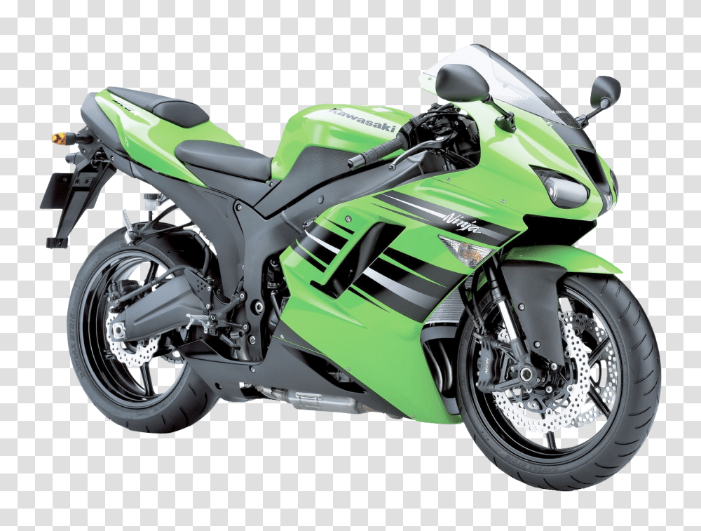Kawasaki Ninja ZX 6R Sport Motorcycle Bike Image, Transport, Vehicle, Transportation, Machine Transparent Png