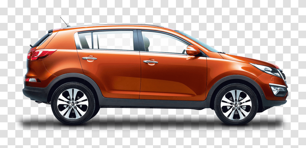 Kia Sportage Orange Car Image, Vehicle, Transportation, Automobile, Sedan Transparent Png
