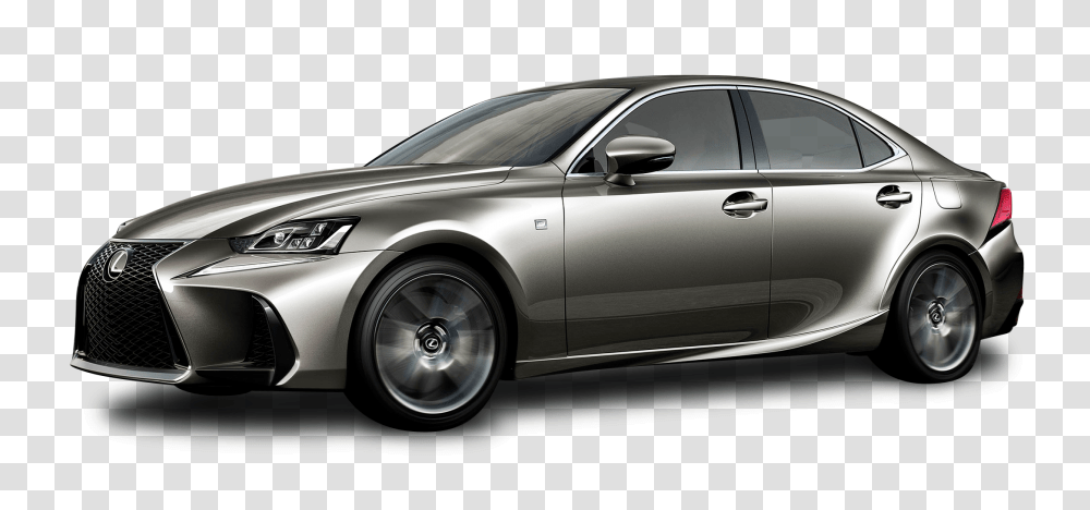 Lexus IS Silver Car Image, Sedan, Vehicle, Transportation, Automobile Transparent Png