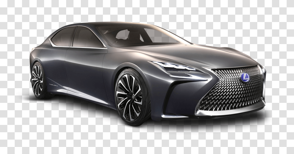 Lexus LF FC Grey Car Image, Vehicle, Transportation, Automobile, Sedan Transparent Png
