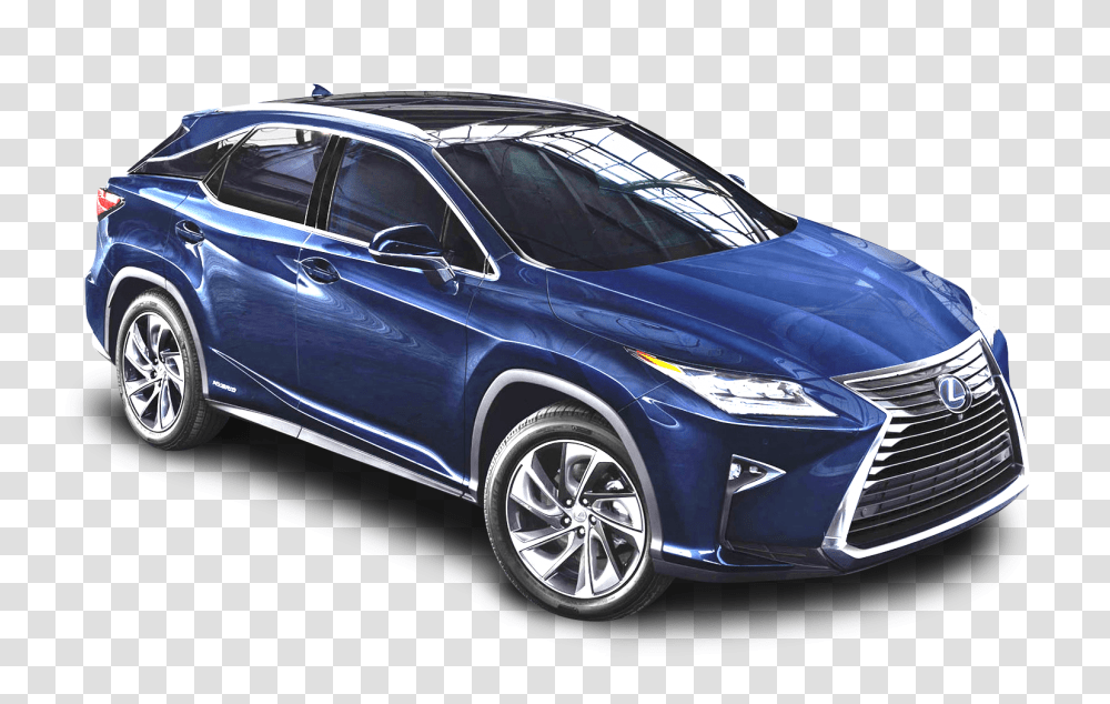 Lexus RX 450h Blue Car Image, Vehicle, Transportation, Automobile, Sedan Transparent Png