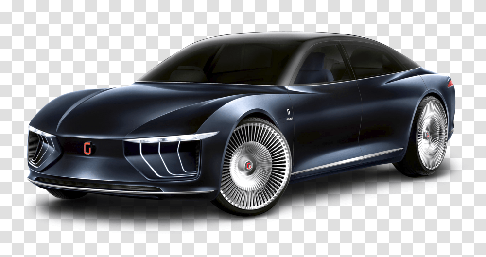 Luxury Giugiaro Gea Blue Car Image, Vehicle, Transportation, Sedan, Tire Transparent Png
