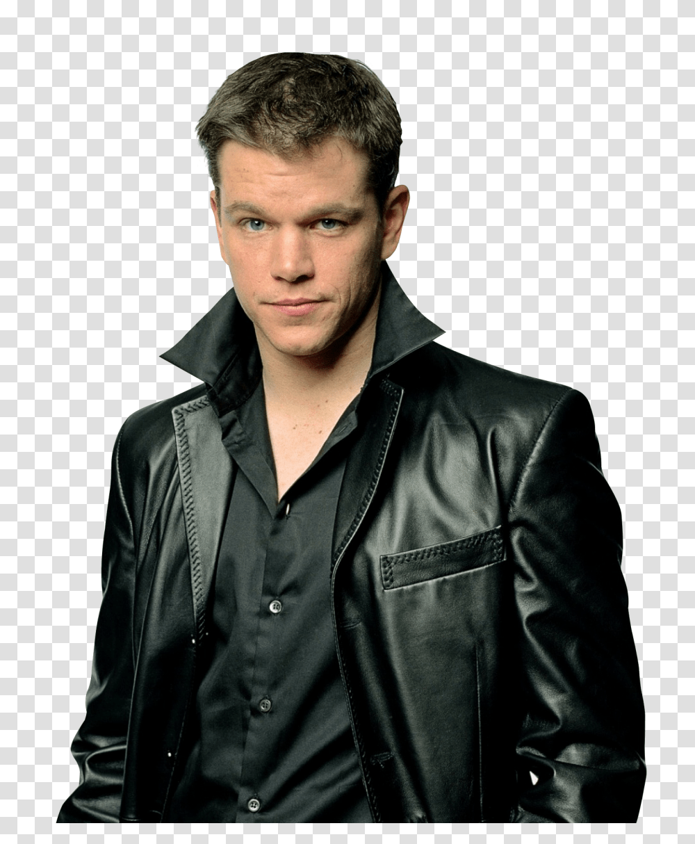 Matt Damon Image, Celebrity, Apparel, Jacket Transparent Png