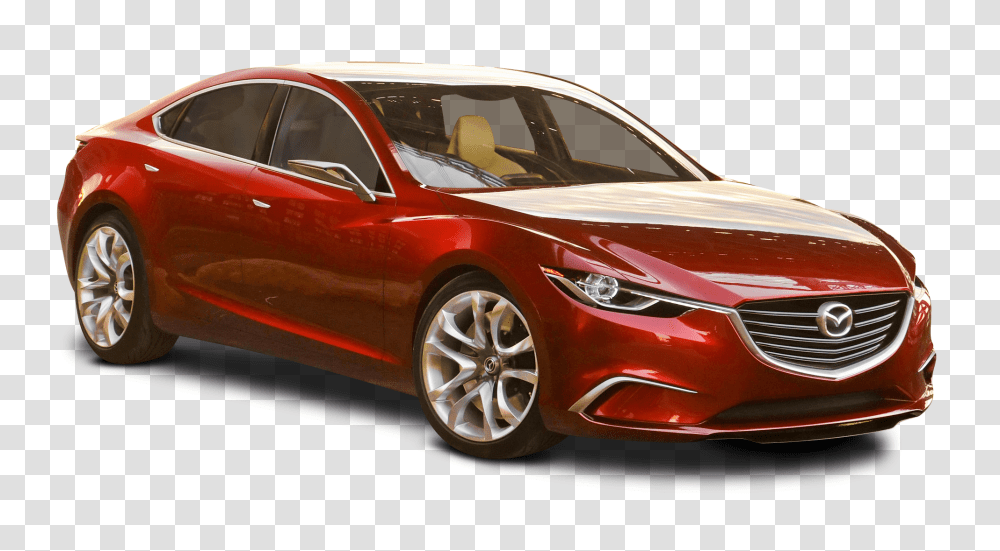 Mazda Takeri Red Car Image, Vehicle, Transportation, Automobile, Alloy Wheel Transparent Png