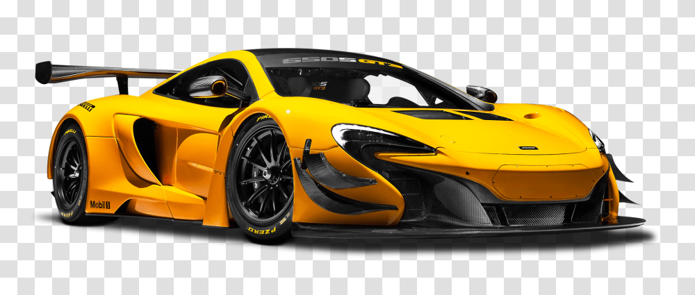 McLaren 650S GT3 Yellow Race Car Image, Wheel, Machine, Tire, Spoke Transparent Png