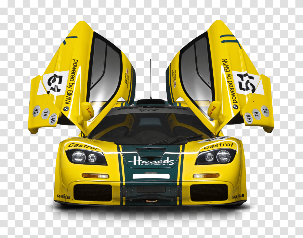 Mclaren P1 Gtr Front Car Yellow Image, Race Car, Sports Car, Vehicle, Transportation Transparent Png