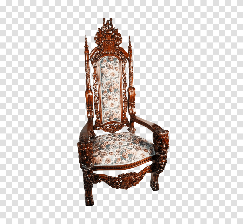 Old Vintage Chair Image, Furniture, Throne, Armchair Transparent Png