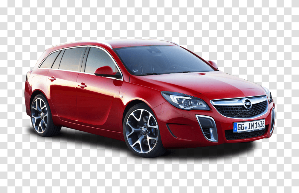 Opel Insignia OPC Red Car Image, Vehicle, Transportation, Automobile, Sedan Transparent Png