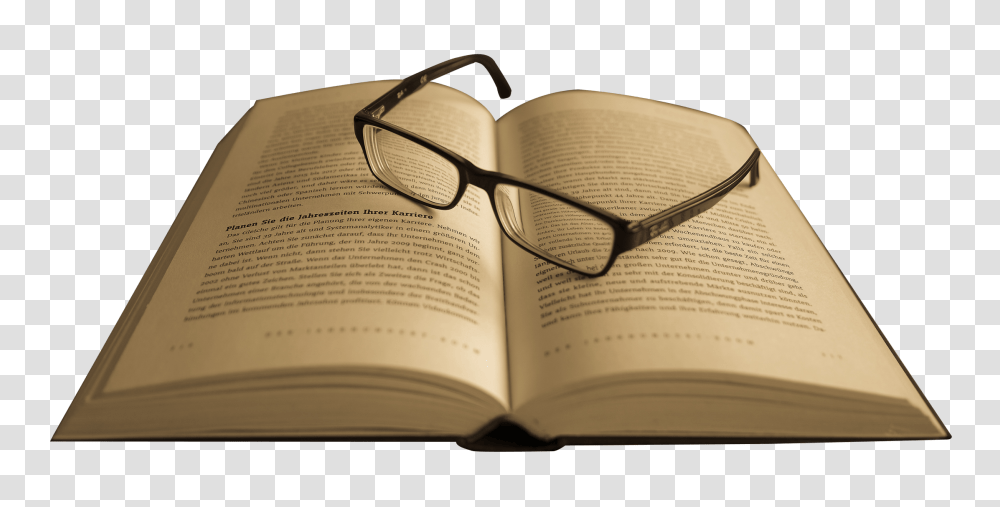 Open Book Image, Glasses, Accessories, Accessory, Novel Transparent Png