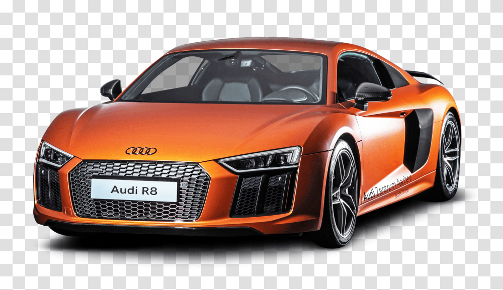Orange Audi R8 Car Image, Windshield, Vehicle, Transportation, Automobile Transparent Png