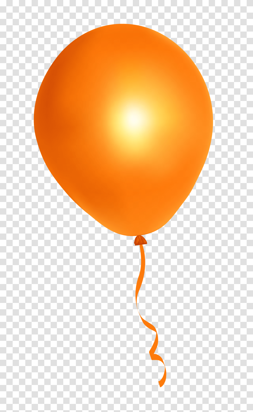 Orange Balloon Image, Lamp, Rattle Transparent Png