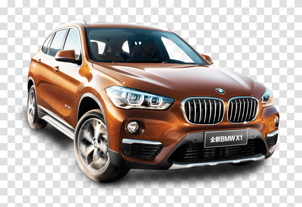 Orange BMW X1 Car Image, Vehicle, Transportation, Suv, Cushion Transparent Png