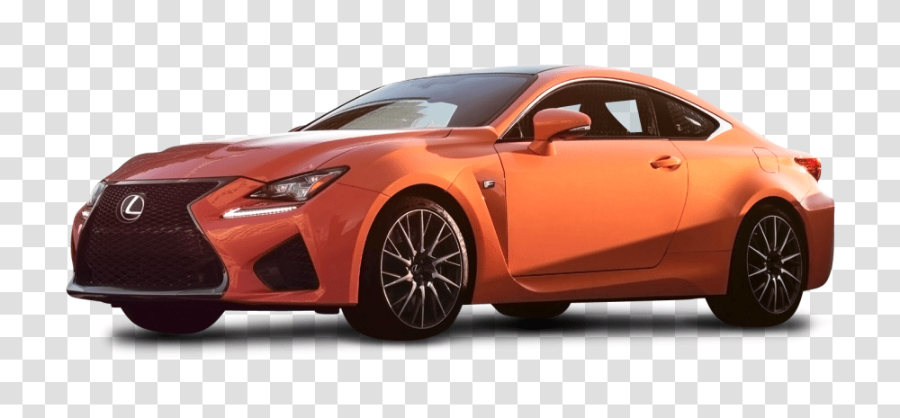 Orange Lexus RC F Car Image, Vehicle, Transportation, Automobile, Sports Car Transparent Png