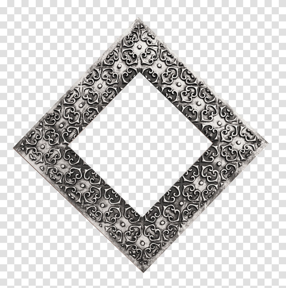 Ornate Silver Frame Image, Staircase, Triangle, Label Transparent Png