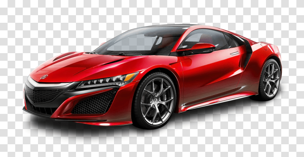 Acura NSX Red Car Image, Vehicle, Transportation, Automobile, Sports Car Transparent Png
