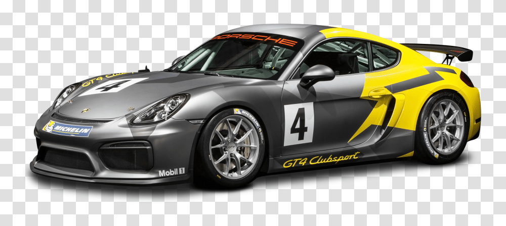 Porsche Cayman GT4 Clubsport Racing Car Image, Vehicle, Transportation, Automobile, Sports Car Transparent Png