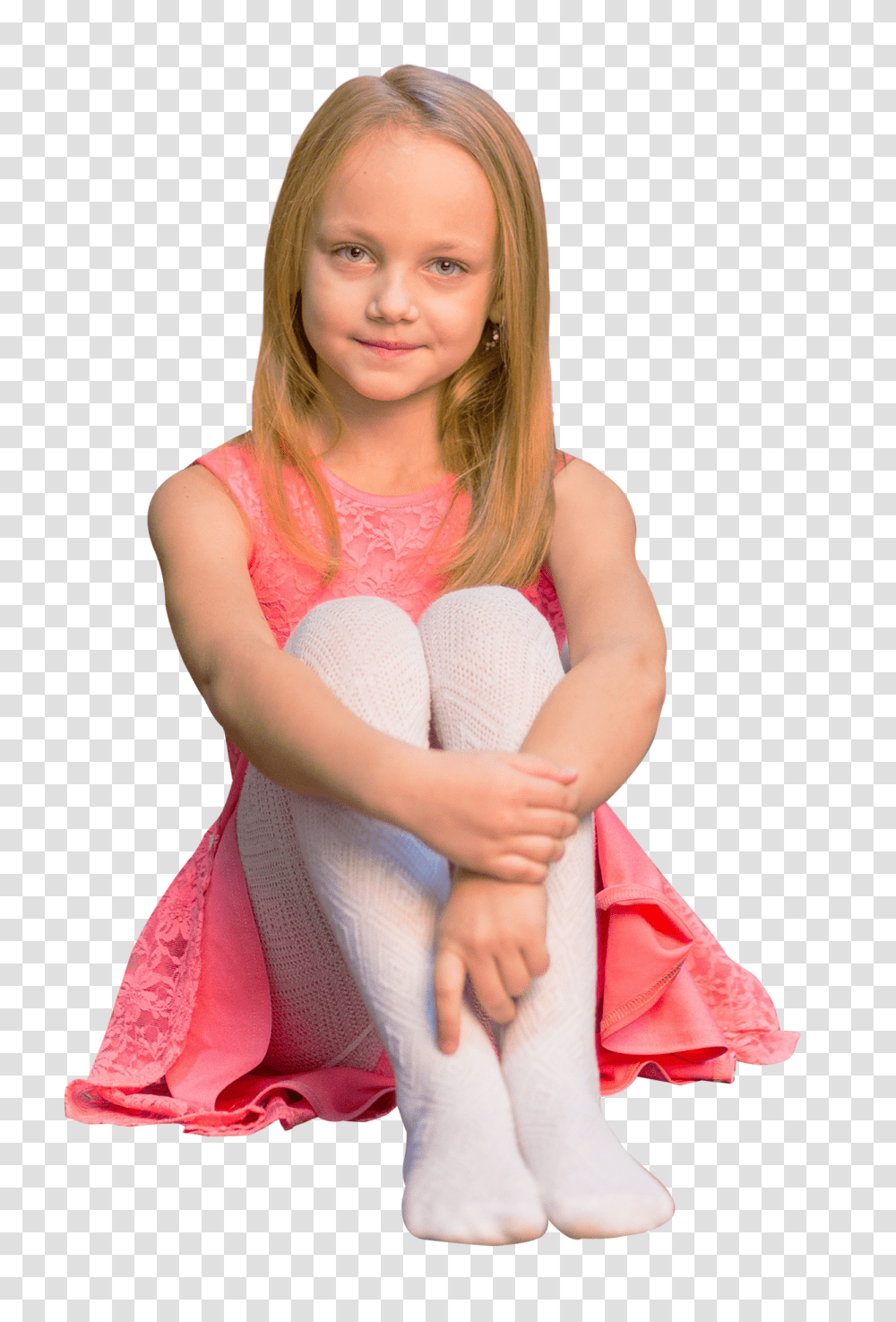 Pretty Little Girl Sitting On The Floor Image, Person, Female, Face Transparent Png
