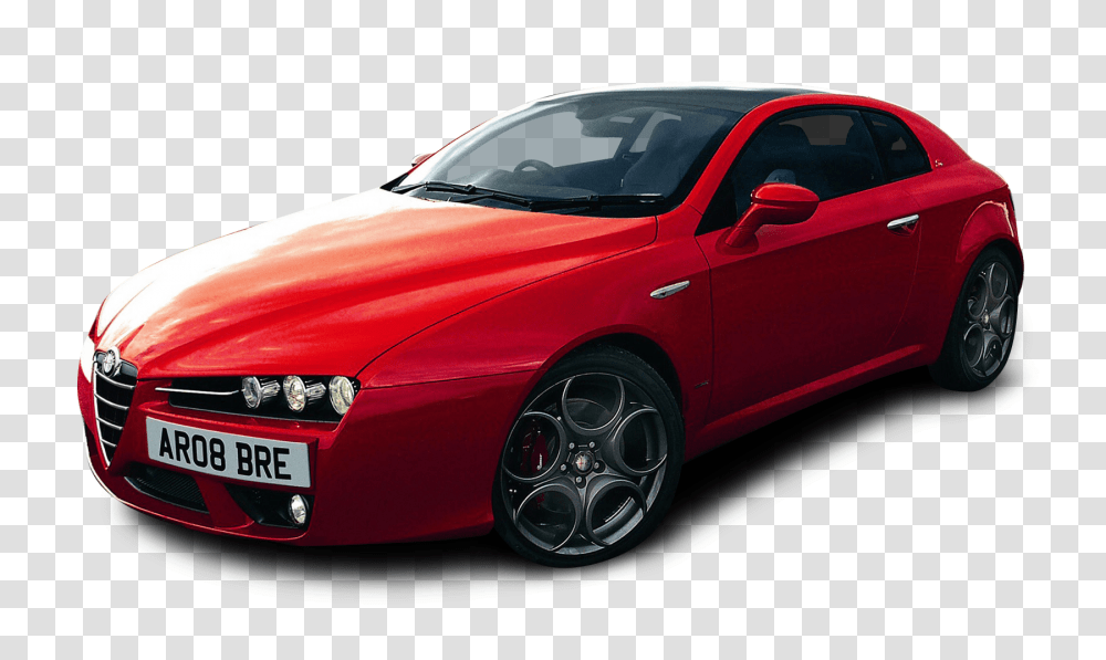 Red Alfa Romeo Brera S Car Image, Spoke, Machine, Tire, Alloy Wheel Transparent Png