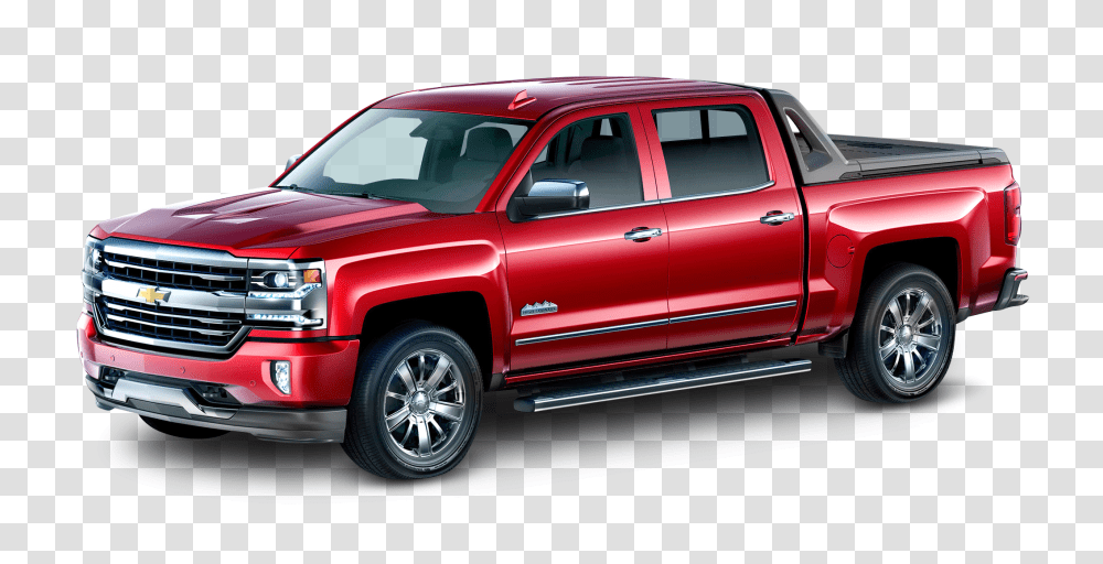 Red Chevrolet Silverado High Desert Car Image, Pickup Truck, Vehicle, Transportation, Automobile Transparent Png
