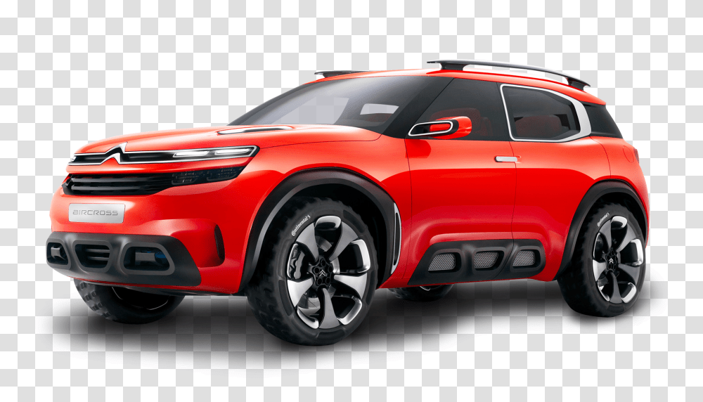 Red Citroen Aircross Car Image, Vehicle, Transportation, Automobile, Suv Transparent Png