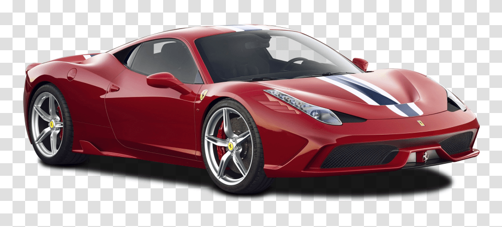 Red Ferrari 458 Speciale Car Image, Vehicle, Transportation, Automobile, Wheel Transparent Png