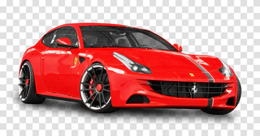 Red Ferrari Car Image, Vehicle, Transportation, Automobile, Wheel Transparent Png