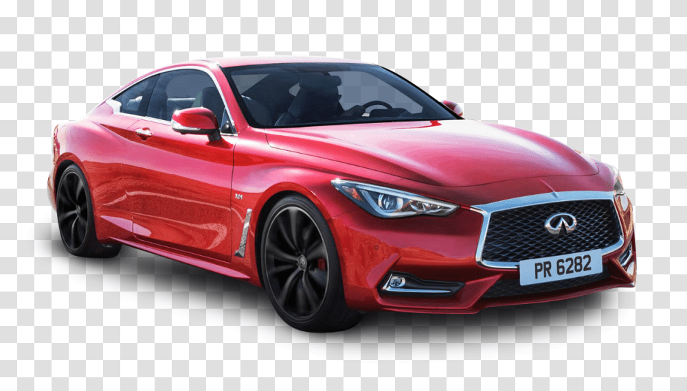 Red Infiniti Q60 Car Image, Vehicle, Transportation, Sports Car, Coupe Transparent Png