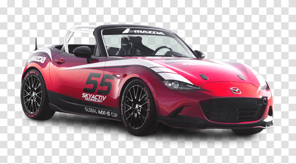 Red Mazda MX 5 Cup Car Image, Vehicle, Transportation, Automobile, Sports Car Transparent Png