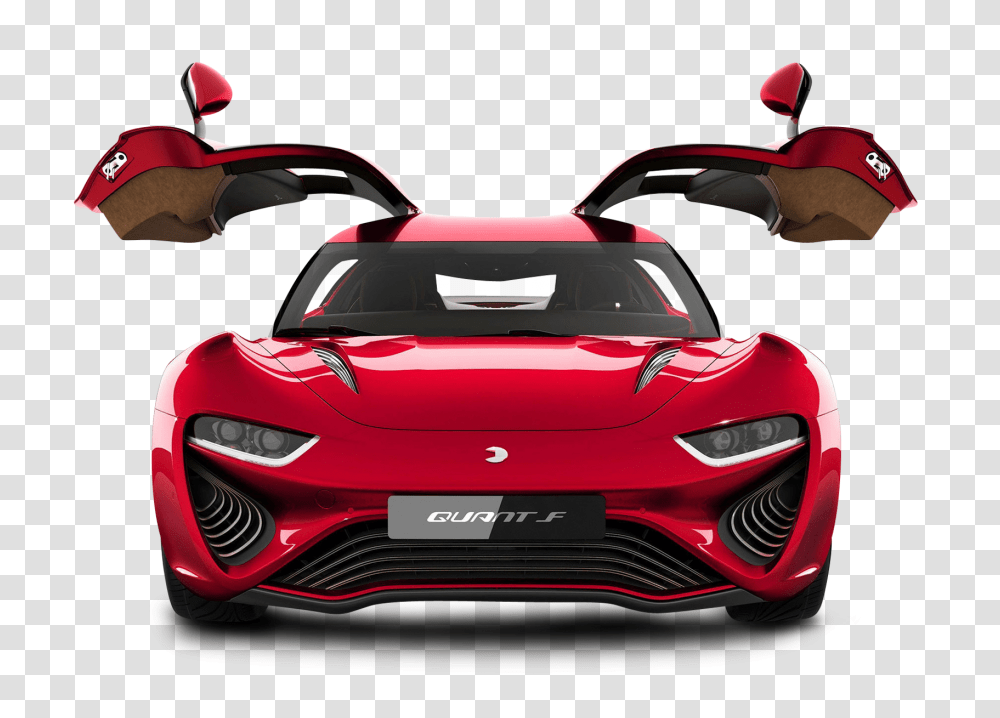 Red NanoFlowcell Quant F Modern Car Image, Vehicle, Transportation, Sports Car, Coupe Transparent Png