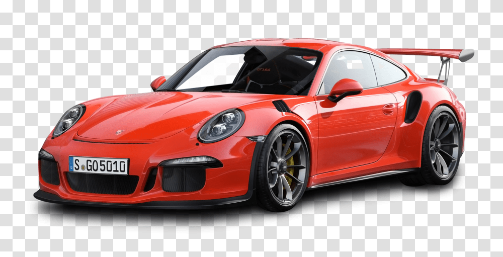 Red Porsche 911 GT3 RS 4 Car Image, Vehicle, Transportation, Tire, Wheel Transparent Png