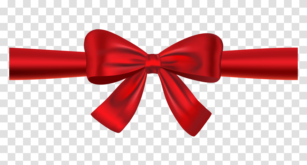 Red Ribbon Bow Image, Tie, Accessories, Accessory, Necktie Transparent Png