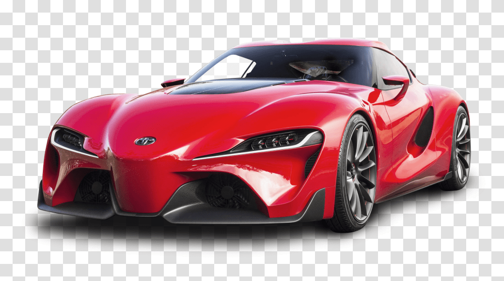 Red Toyota FT 1 Car Image, Vehicle, Transportation, Automobile, Sports Car Transparent Png