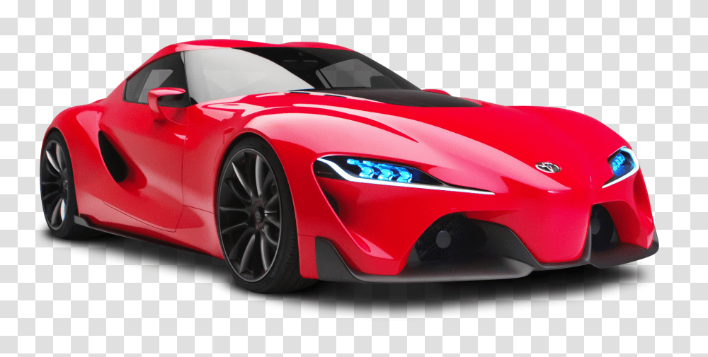 Red Toyota FT1 Sports Car Image, Vehicle, Transportation, Automobile, Wheel Transparent Png