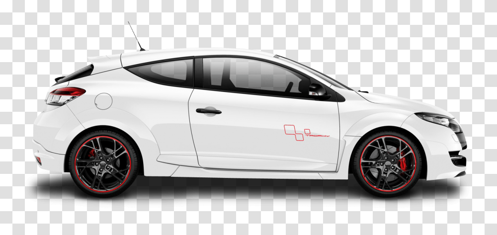 Renault Megane RS Trophy White Car Image, Sedan, Vehicle, Transportation, Automobile Transparent Png