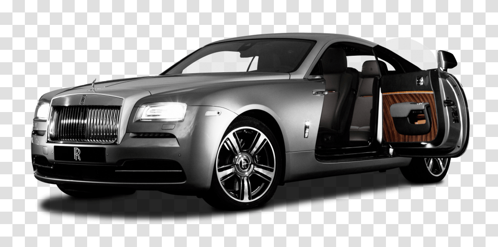 Rolls Royce Wraith Silver Car Image, Tire, Wheel, Machine, Car Wheel Transparent Png