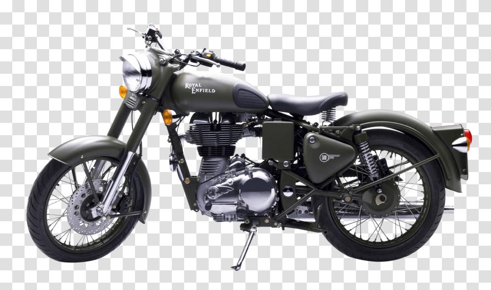 Royal Enfield Classic 500 Green Motorcycle Bike Image, Transport, Vehicle, Transportation, Wheel Transparent Png