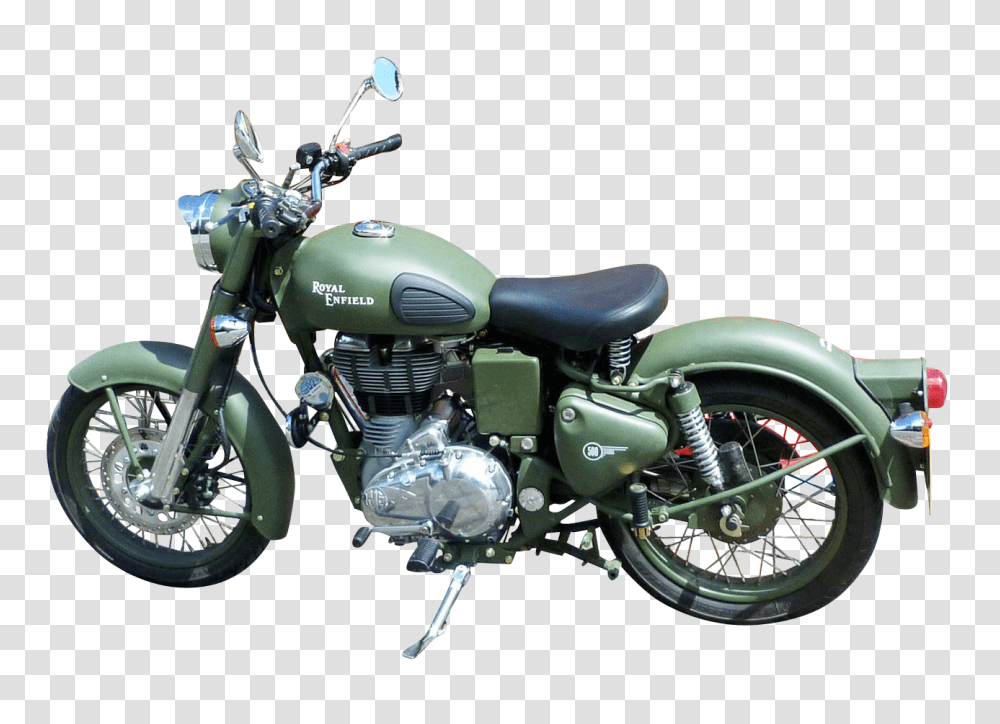 Royal Enfield Classic Battle Green Motorcycle Bike Image, Transport, Vehicle, Transportation, Wheel Transparent Png